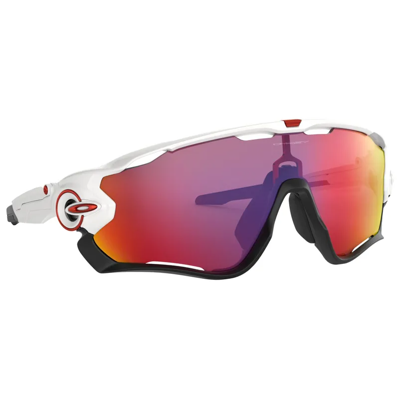Oakley Jawbreaker - Polished White Frame / Prizm Road Lens-10