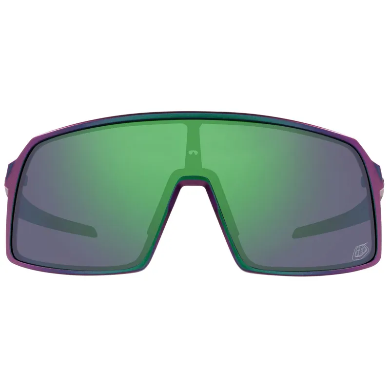 Oakley Sutro - Troy Lee Design Matte Purple Green Shift Frame / Prizm Jade Lens-11