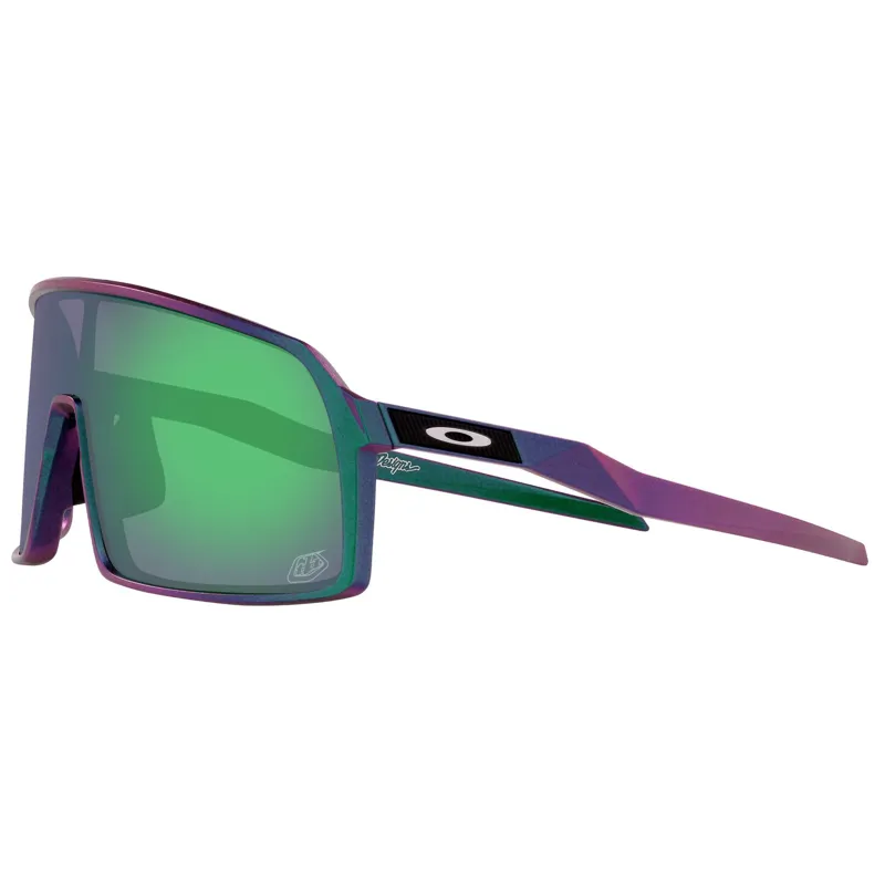 Oakley Sutro - Troy Lee Design Matte Purple Green Shift Frame / Prizm Jade Lens-10