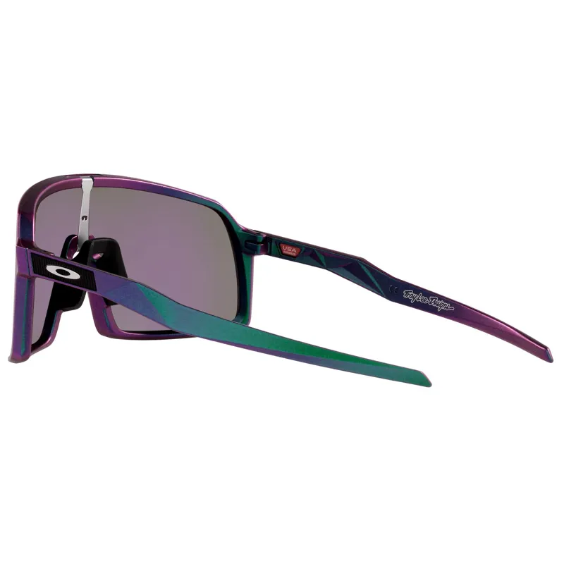 Oakley Sutro - Troy Lee Design Matte Purple Green Shift Frame / Prizm Jade Lens-8