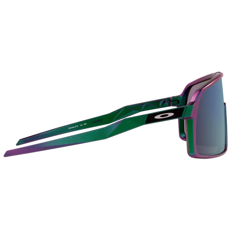 Oakley Sutro - Troy Lee Design Matte Purple Green Shift Frame / Prizm Jade Lens-3