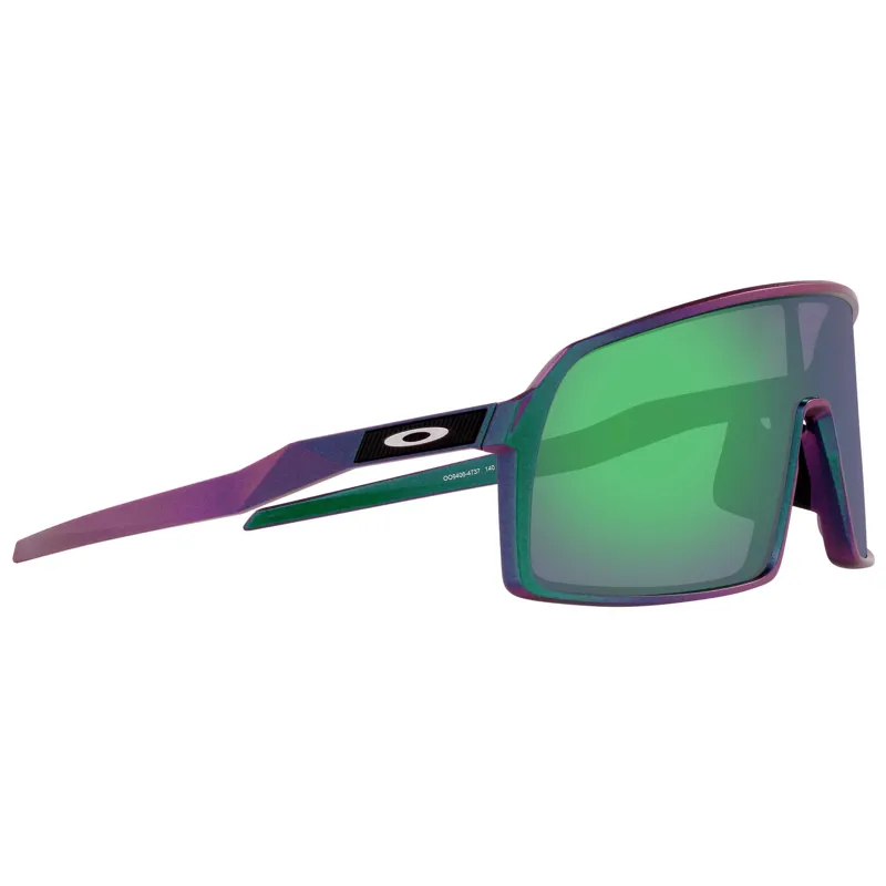 Oakley Sutro - Troy Lee Design Matte Purple Green Shift Frame / Prizm Jade Lens-2