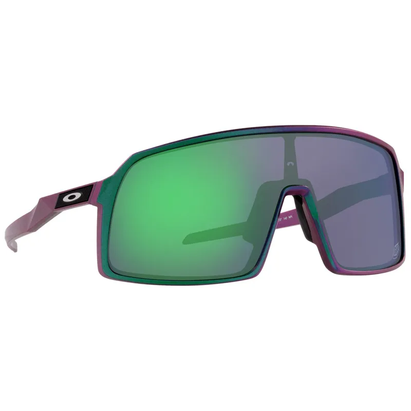 Oakley Sutro - Troy Lee Design Matte Purple Green Shift Frame / Prizm Jade Lens-1