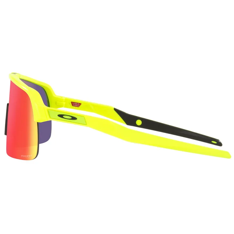 Oakley Sutro Lite - Matte Tennis Ball Yellow Frame /  Prizm Road Lens-9