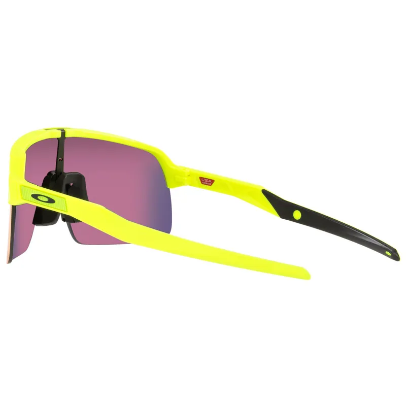 Oakley Sutro Lite - Matte Tennis Ball Yellow Frame /  Prizm Road Lens-8