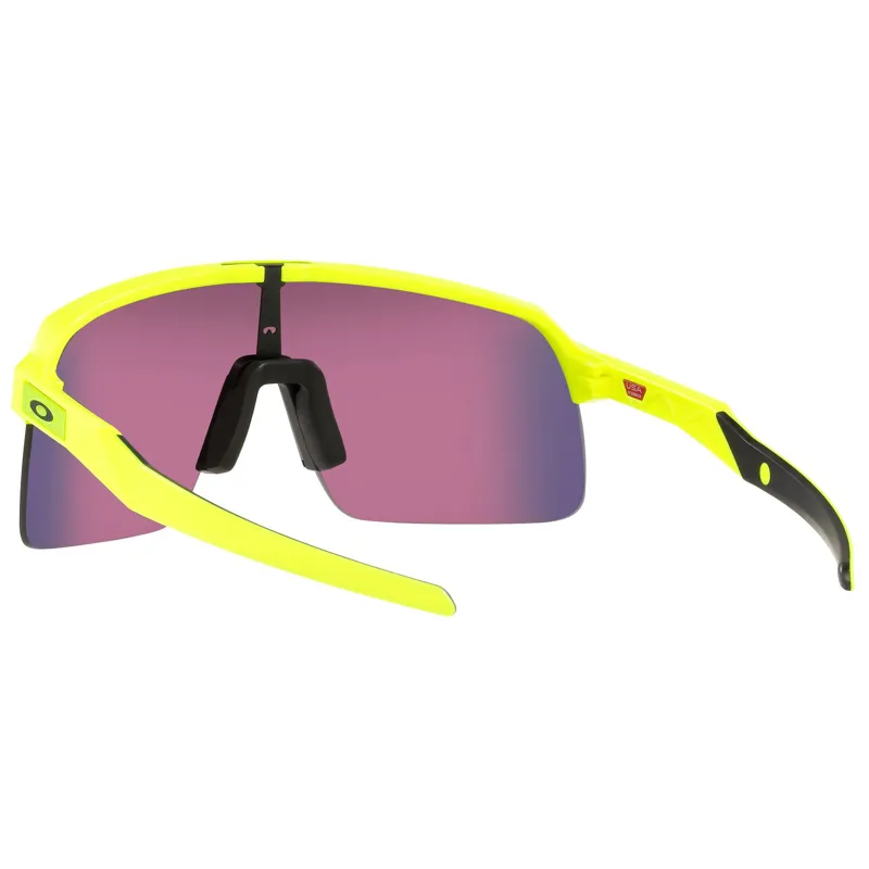Oakley Sutro Lite - Matte Tennis Ball Yellow Frame /  Prizm Road Lens-7