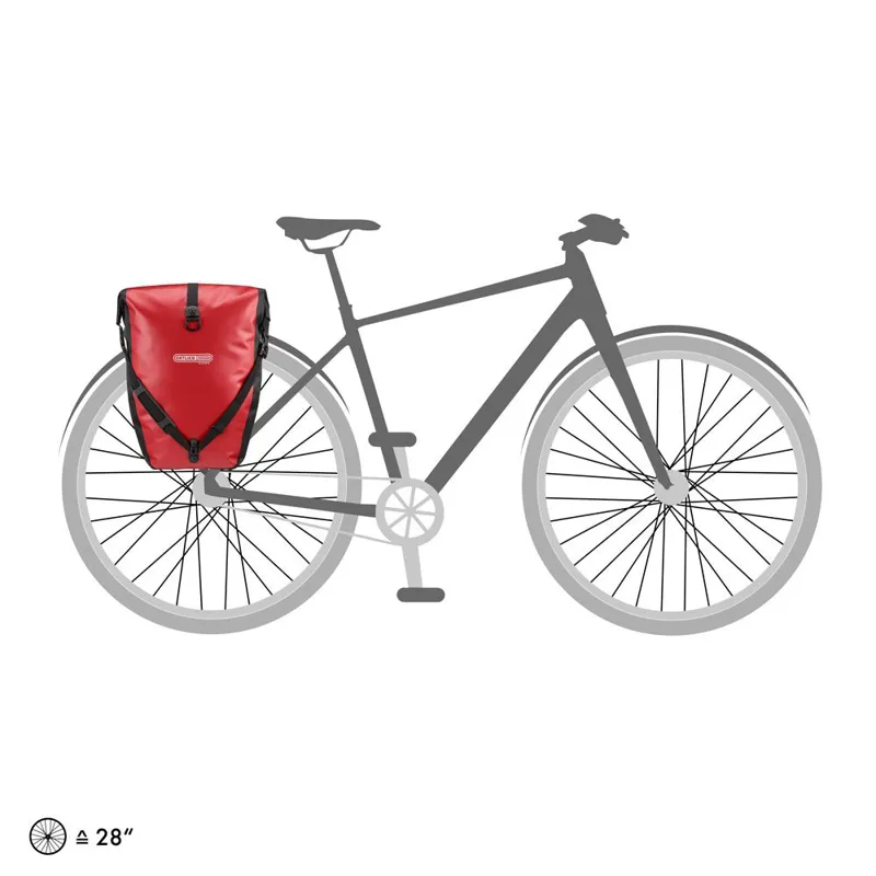 Ortlieb Back Roller Classic Waterproof Panniers in Red-7