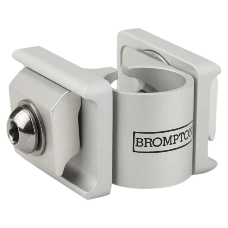 Brompton Pentaclip Saddle Mount in Silver