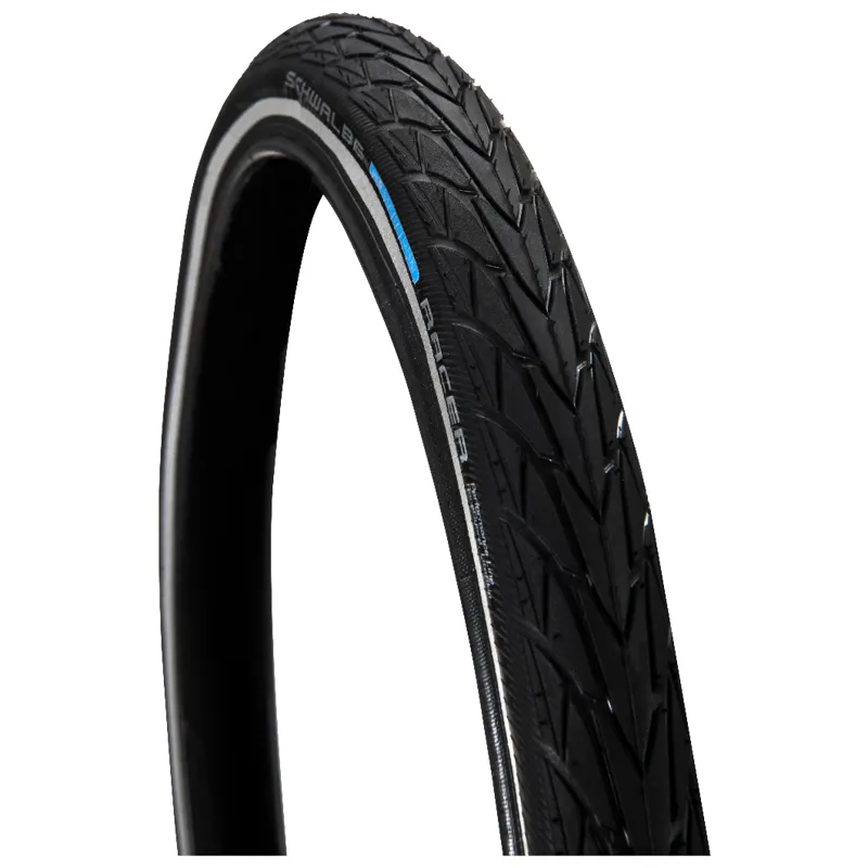 16 x 1 3/8 Schwalbe Marathon Racer Tyre -with Reflective Strip