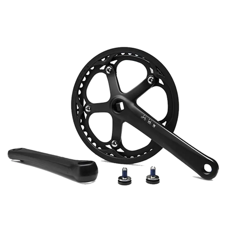 Brompton Crankset 44T - Spider type in Black