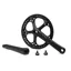 Brompton Crankset 44T - Spider type in Black