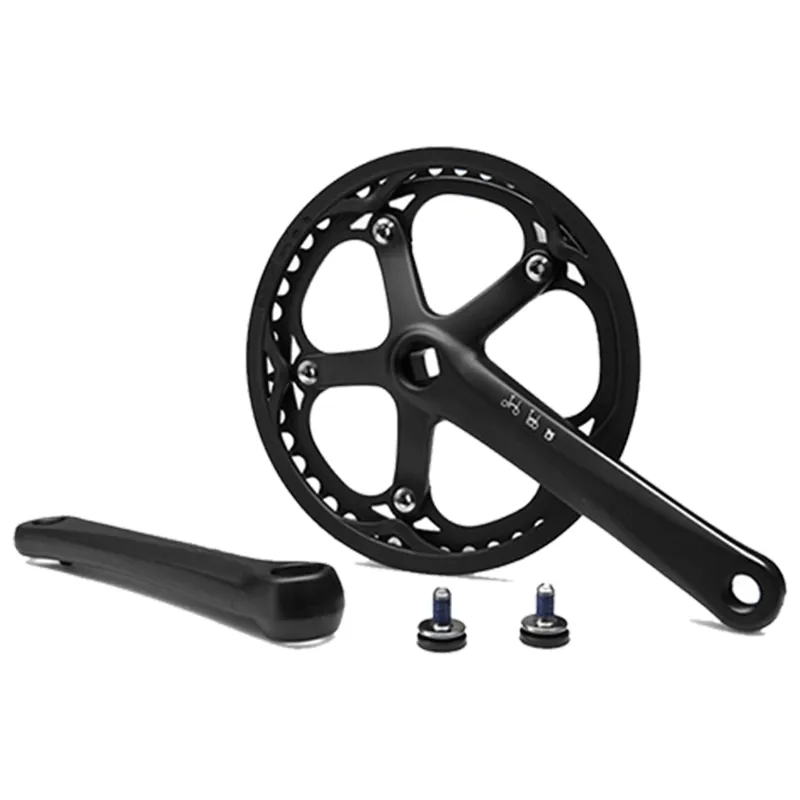 Brompton Crankset 50T - Spider type in Black