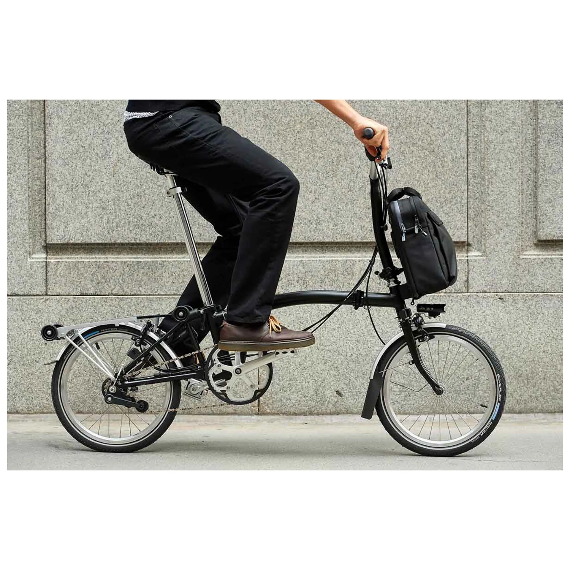 Brompton Rear Bumper Brompton Complete Rear Rack Kit in Silver