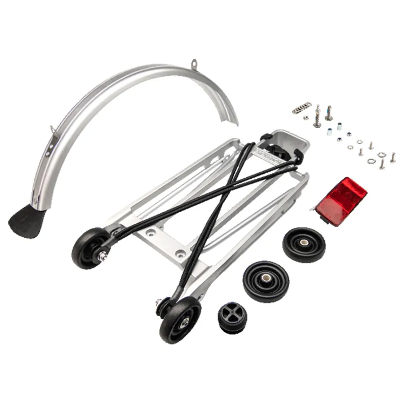 Brompton Complete Rear Rack Kit in Silver