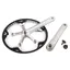 Brompton Crankset 54T - Spider type in Silver