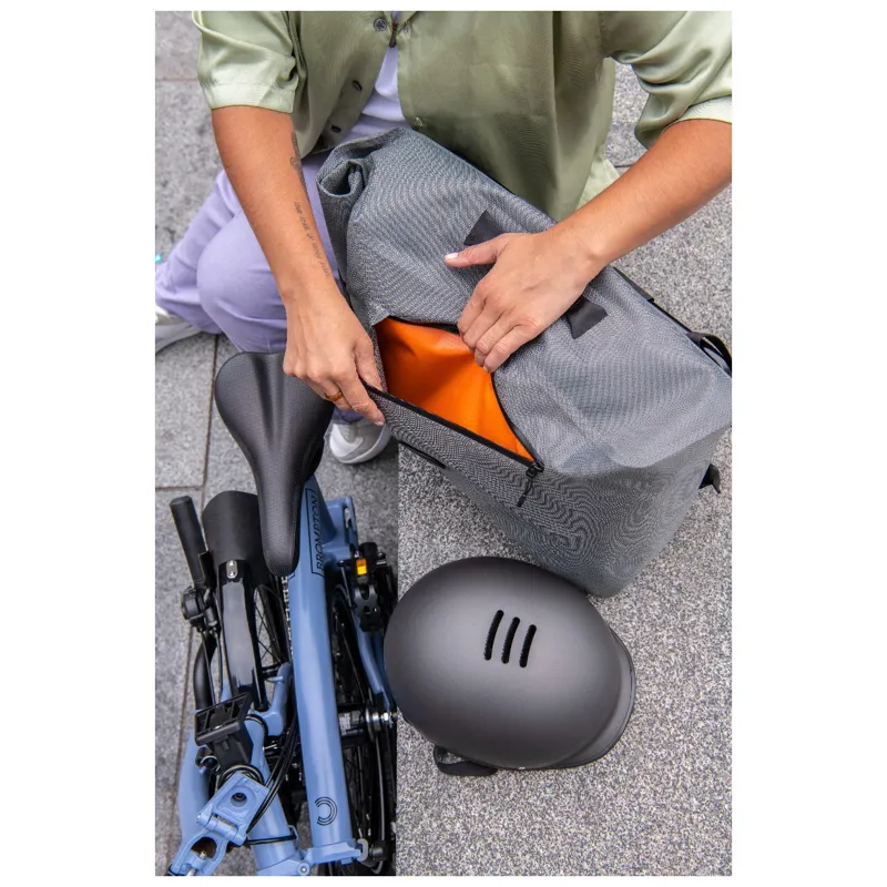 Brompton Borough Waterproof Backpack in Graphite-10