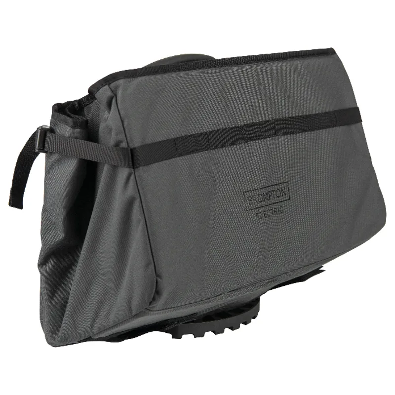 Brompton Electric Basket Bag in Dark Grey-3