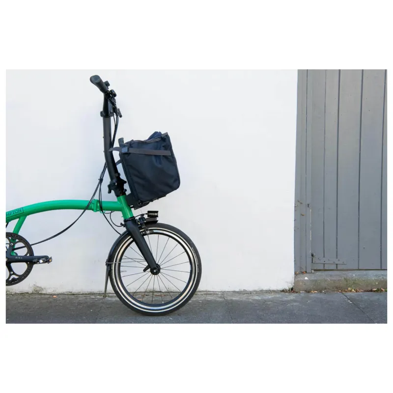 Brompton Electric Basket Large in Black-7