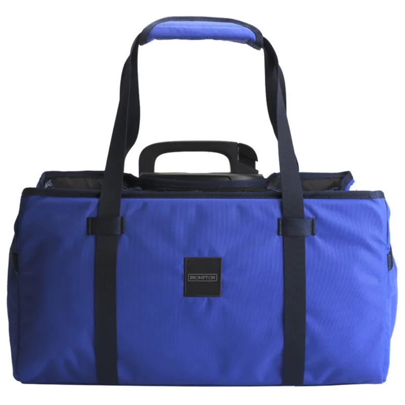 Brompton Electric Basket Large in Blue-1