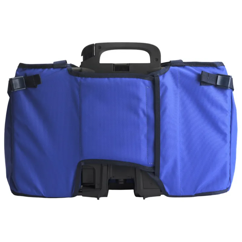 Brompton Electric Basket Large in Blue-2