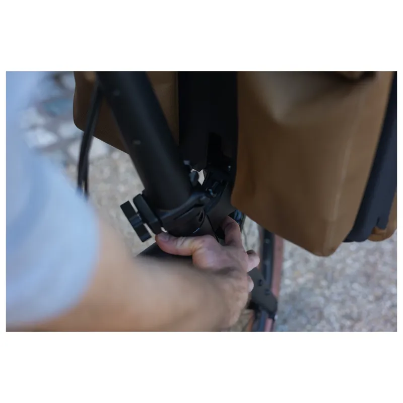 Brompton WaterProof RollTop Large Pannier Bag in Bronze-13