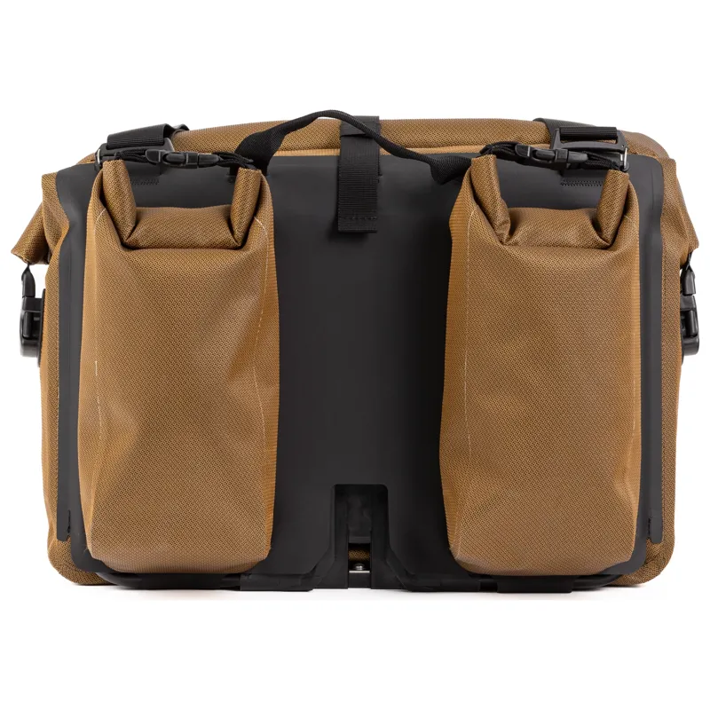 Brompton WaterProof RollTop Large Pannier Bag in Bronze-7