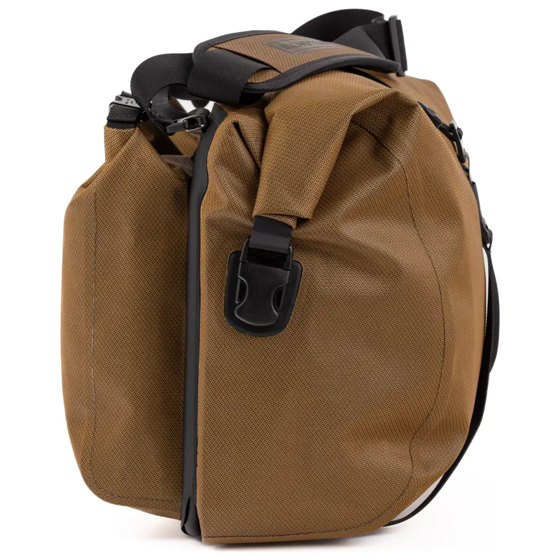 Brompton WaterProof RollTop Large Pannier Bag in Bronze-6