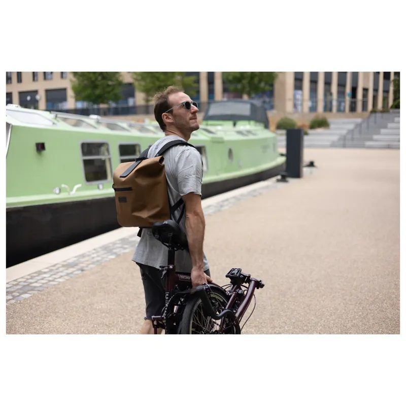 Brompton Waterproof Roll Top Small in Bronze-10