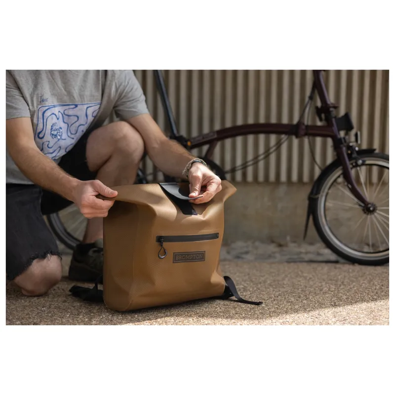 Brompton Waterproof Roll Top Small in Bronze-8