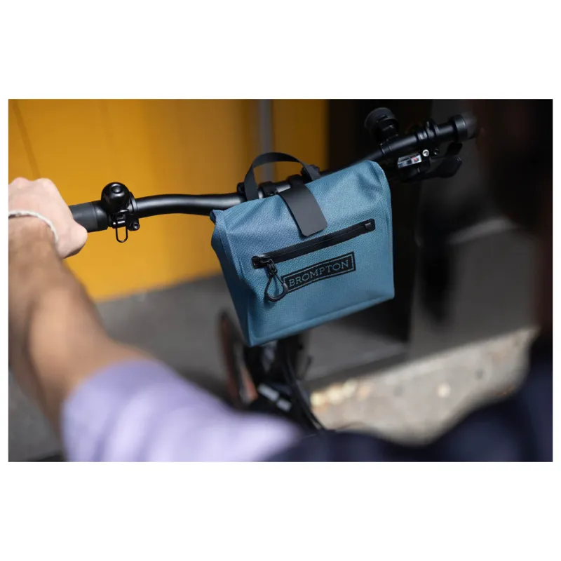 Brompton Waterproof Pouch Handlebar Bag in Cobalt-6