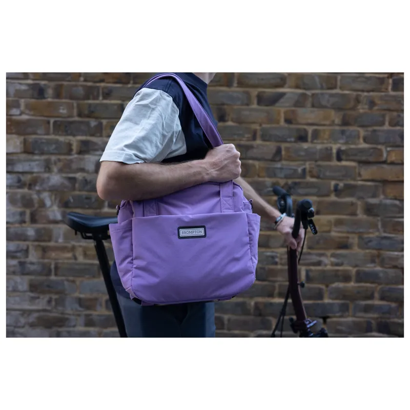 Brompton Tote Bag Small in Lavender-13
