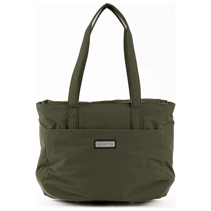 Brompton Tote Bag Medium in Olive Green-1