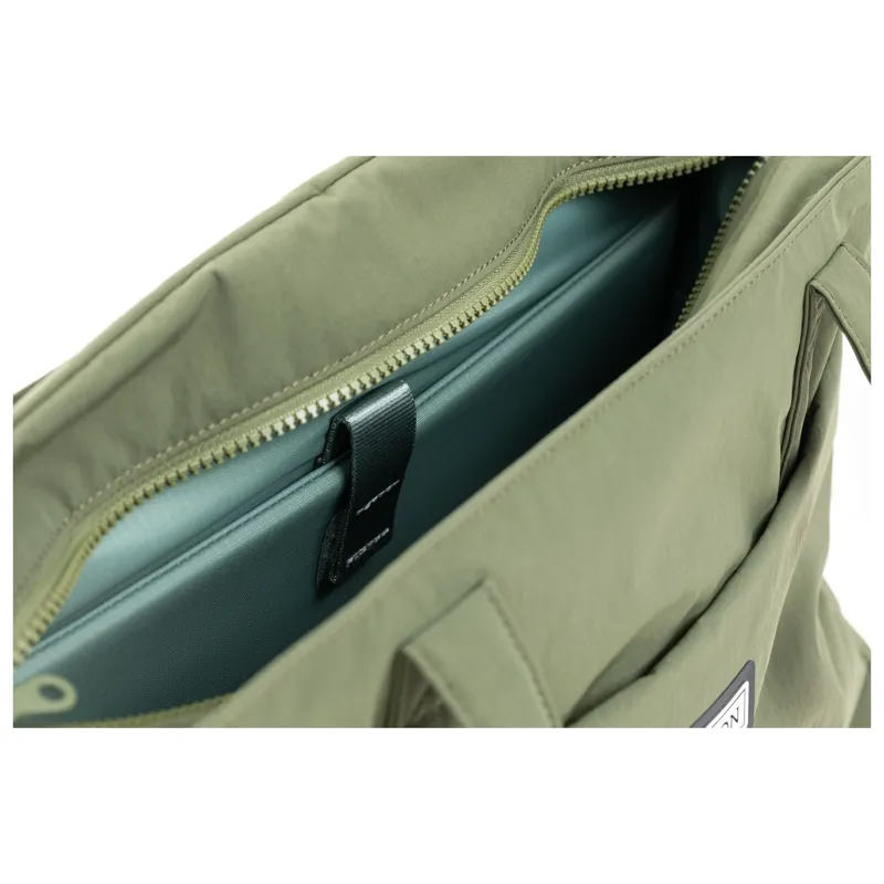 Brompton Tote Bag Medium in Olive Green-3