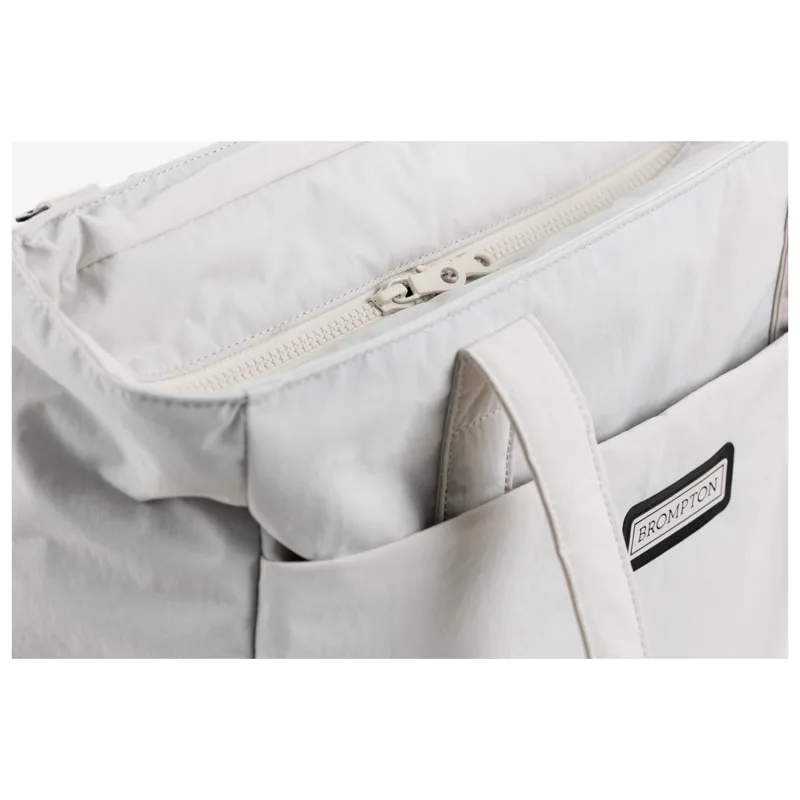Brompton Tote Bag Medium in Ivory-2