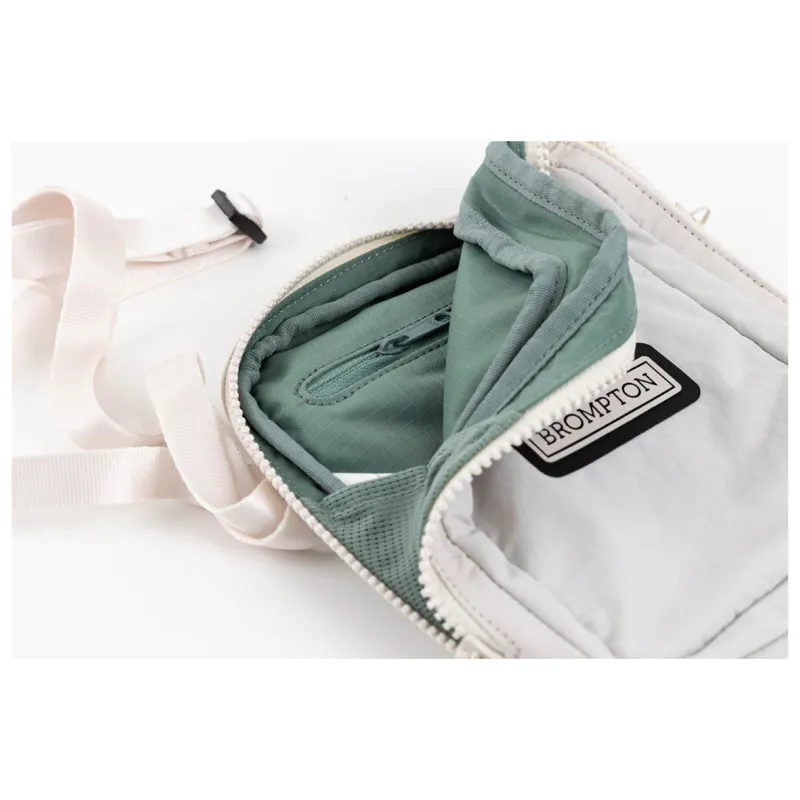 Brompton Zip Pouch Handlebar/Saddle/Shoulder Bag in Ivory-4