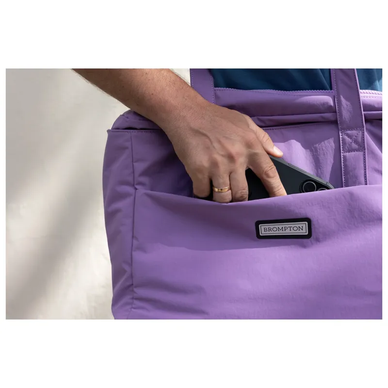 Brompton Tote Bag Medium in Lavender-2