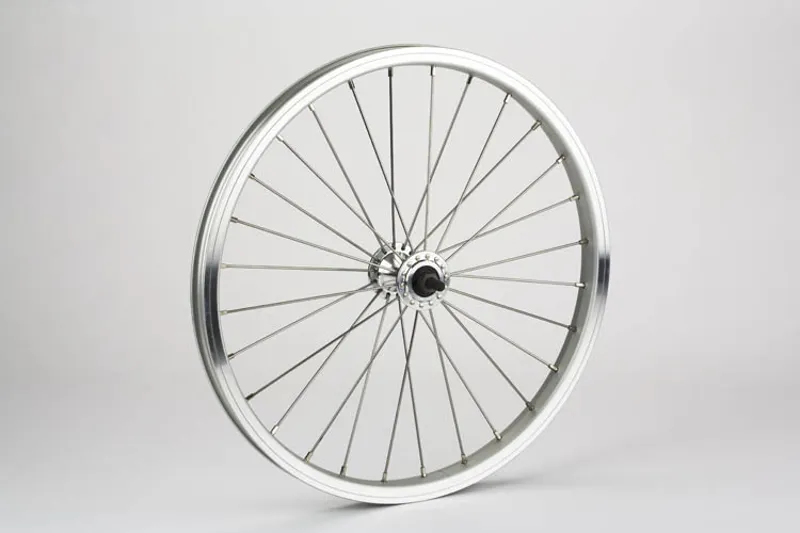 Brompton Folding Bicycle Standard Front Alloy Wheel Silver