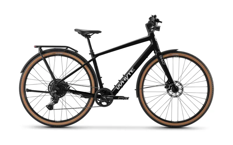 Whyte Bikes RheO 3 Electric City and Leisure Bike in black with silver
