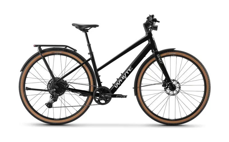 Whyte Bikes RheO 3 ST Electric City and Leisure Bike in black with silver