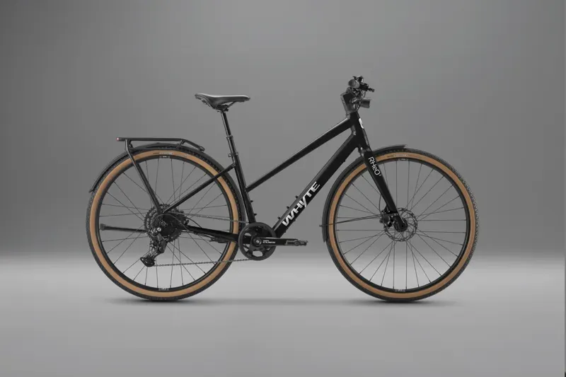 Whyte Bikes RheO 3 ST Electric City and Leisure Bike in black with silver-1