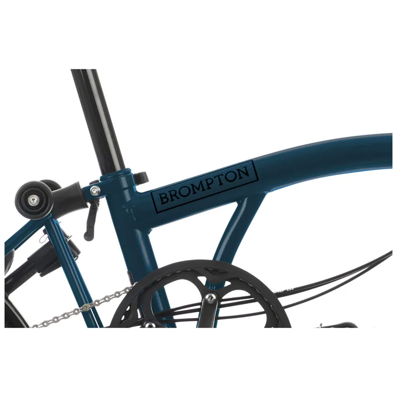 Brompton C-Line Explore Low Bar 6 Speed S6L in Ocean Blue-4