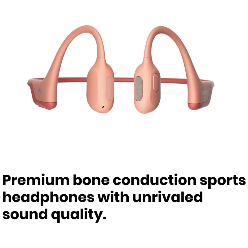 Shokz OpenRun PRO Bone Conduction Headphones in Pink-1