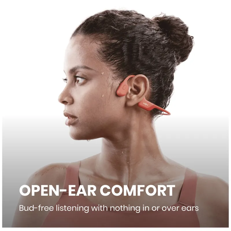 Shokz OpenRun PRO Bone Conduction Headphones in Pink-2
