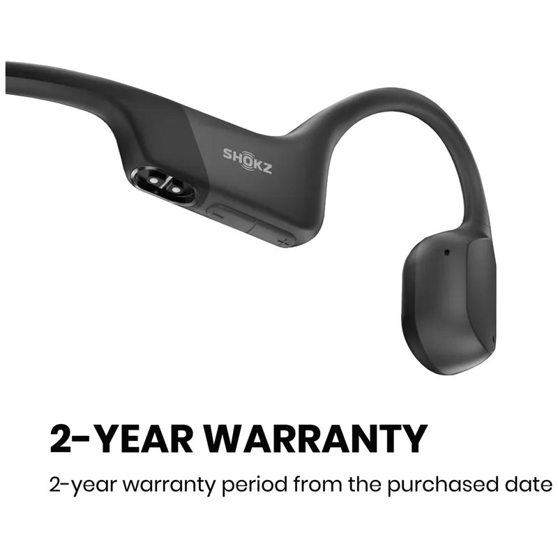 Shokz OpenRun Bone Conduction Headphones in Black-7