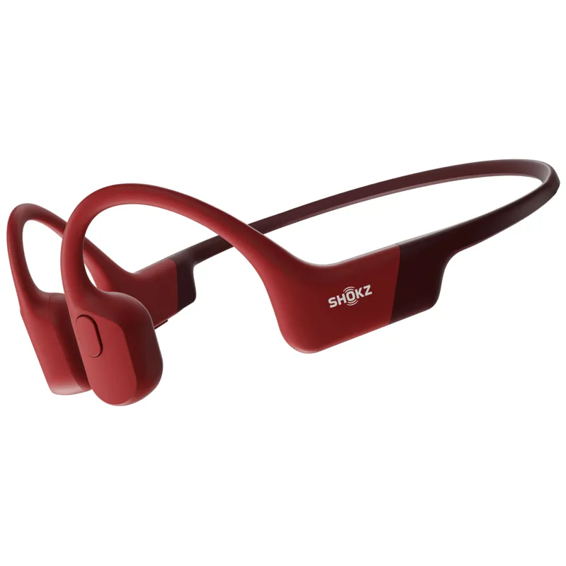 Shokz OpenRun Bone Conduction Headphones in Red