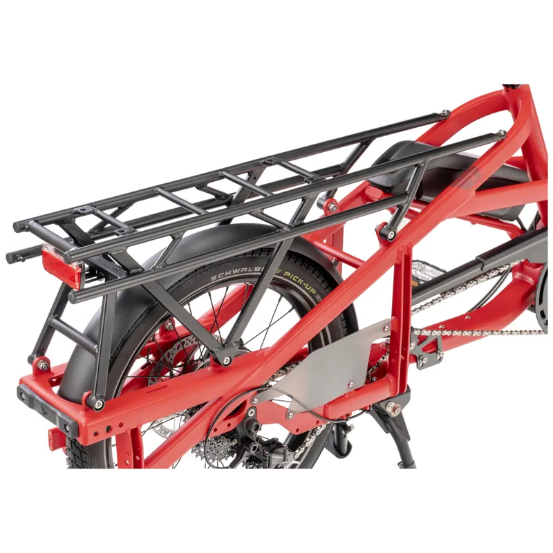 Tern Quick Haul Long D9 Electric Family Cargo Bike in Satin Black-6