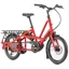 Tern Quick Haul Long D9 Electric Family Cargo Bike in Traffic Red