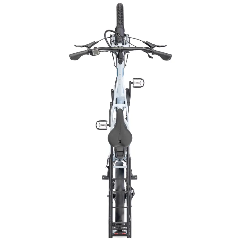 Tern Quick Haul Long D9 Electric Family Cargo Bike in Ice Grey-3