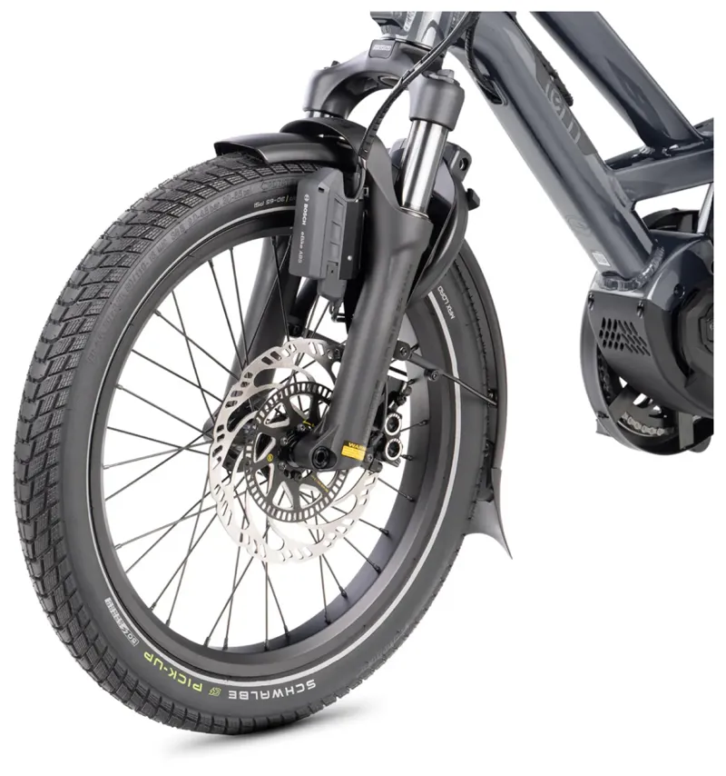 Tern GSD R14 Gen3 Electric Family Cargo Bike in Iron Grey-13