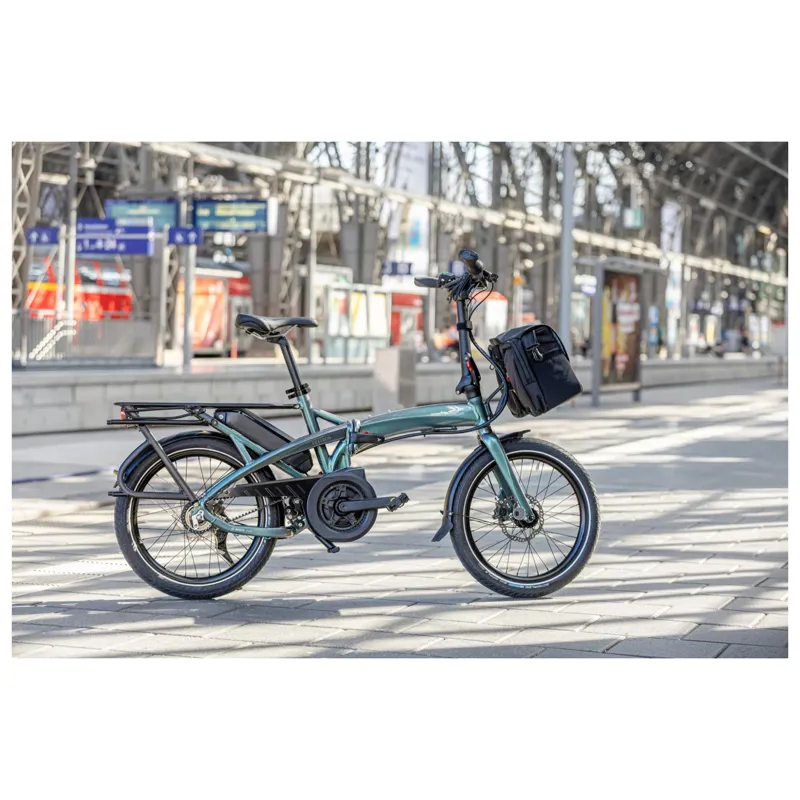 Tern Vektron P5i Gen4  Electric Folding Bike in Urban Verdant Green -6